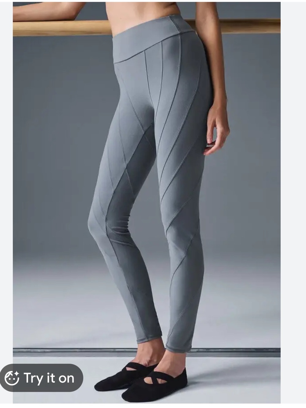 NWT Alo Soft High Waist Sunray Legging - Size S - Gray - Gorgeous!!!